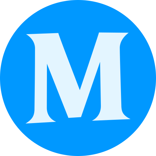 buchstabe m Generic color fill icon
