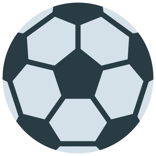 Soccer ball Juicy Fish Flat icon