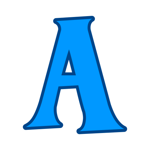 文字a Generic color lineal-color icon