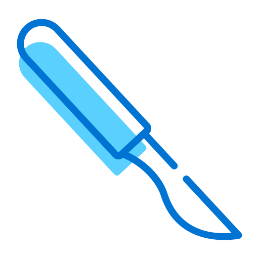 Хирургический нож Generic color lineal-color иконка