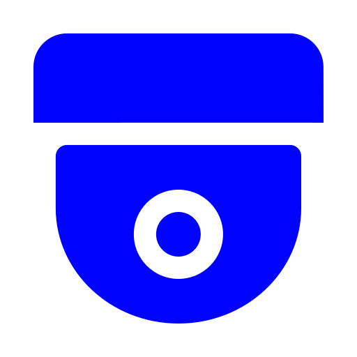 beveiligingscamera Generic color fill icoon