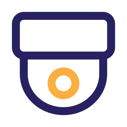 beveiligingscamera Generic color outline icoon