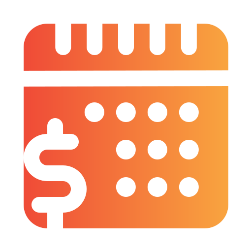 Pay day Generic gradient fill icon