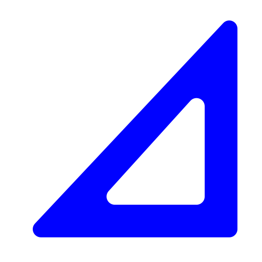 triangular Generic color fill Ícone