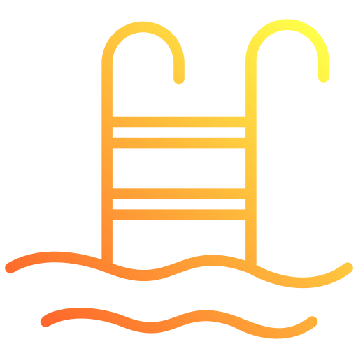 zwembad Generic gradient outline icoon