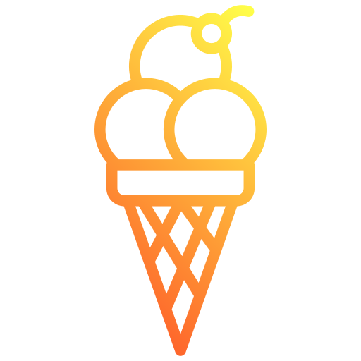 アイスクリームコーン Generic gradient outline icon