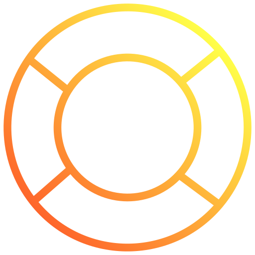 reddingsboei ring Generic gradient outline icoon