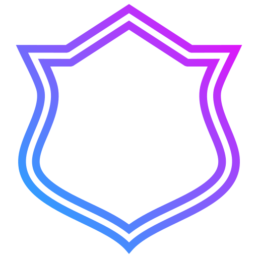 escudo Generic gradient outline Ícone