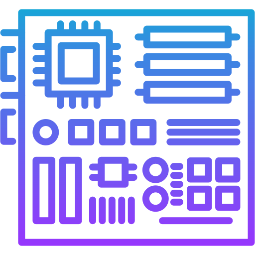 Motherboard Generic gradient outline icon