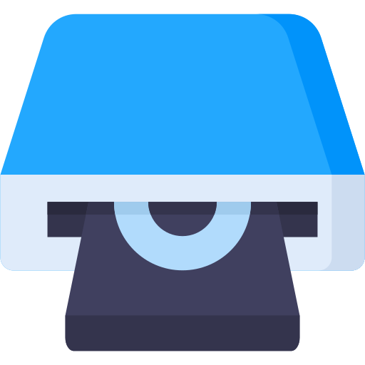 Optical disc Generic color fill icon