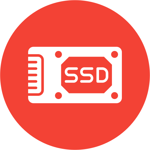 ssd 카드 Generic color fill icon