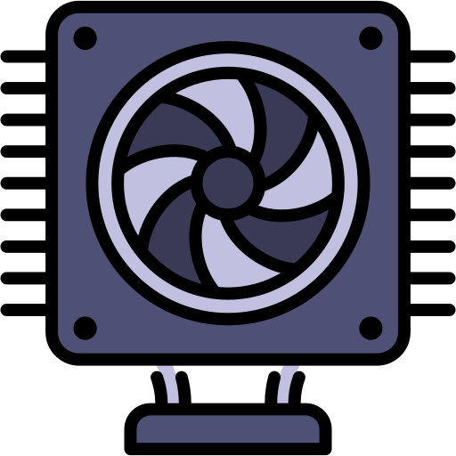 Cooler fan Generic color lineal-color icon