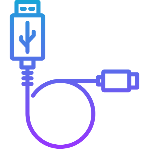 USB c cable Generic gradient outline icon