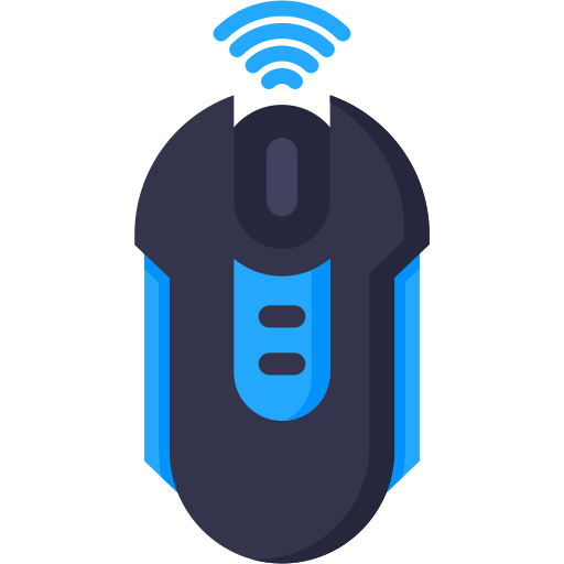 Wireless mouse Generic color fill icon