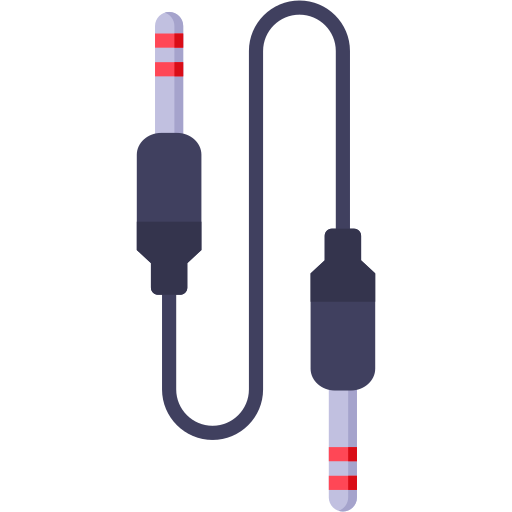 Jack cable Generic color fill icon