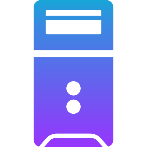 Computer case Generic gradient fill icon