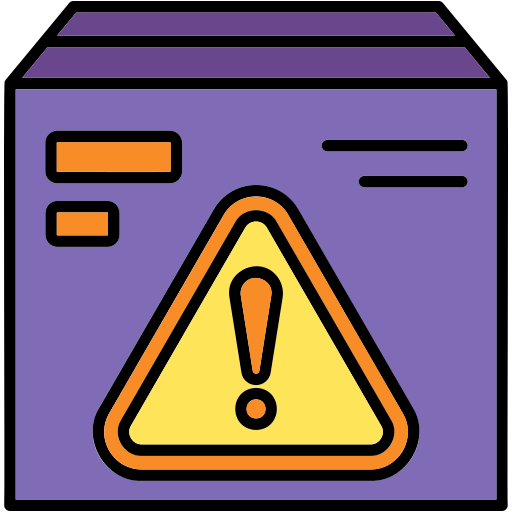 Dangerous package Generic color lineal-color icon