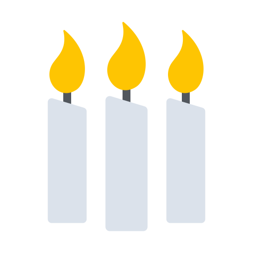 Candles Generic color fill icon