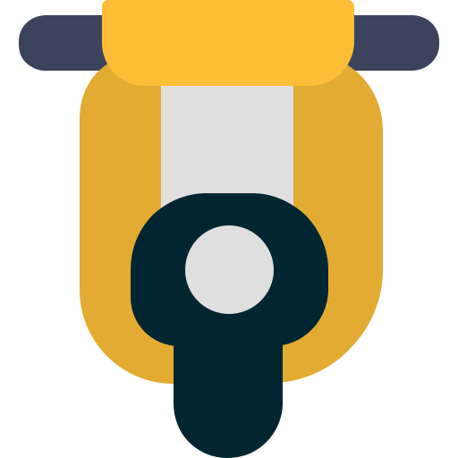 Motorcycle Generic color fill icon