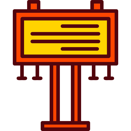 panneau d'affichage Generic color lineal-color Icône