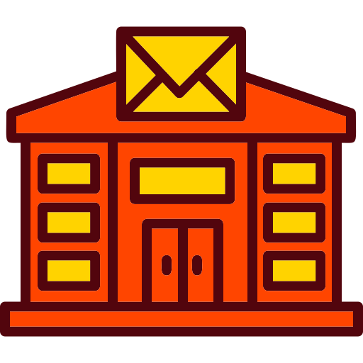 bureau de poste Generic color lineal-color Icône