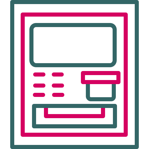 Atm machine Generic color outline icon