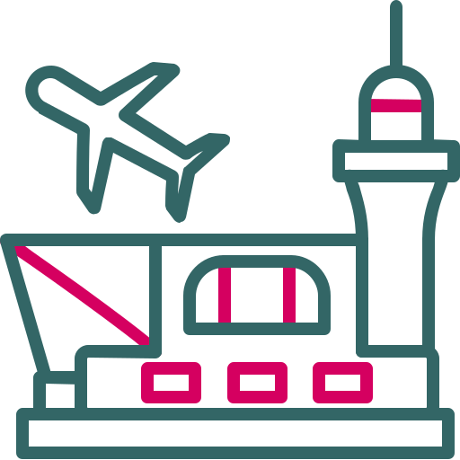 aeroporto Generic color outline icona