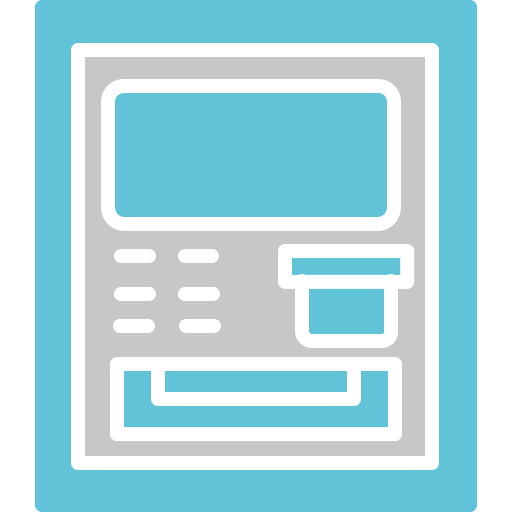 bancomat Generic color fill icona