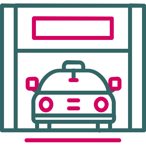 box auto Generic color outline icona