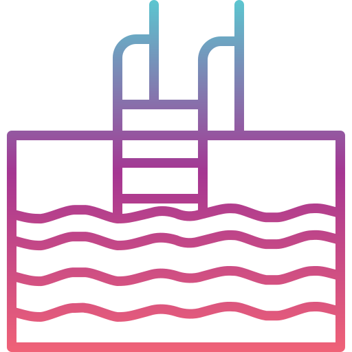 piscina Generic gradient outline icona