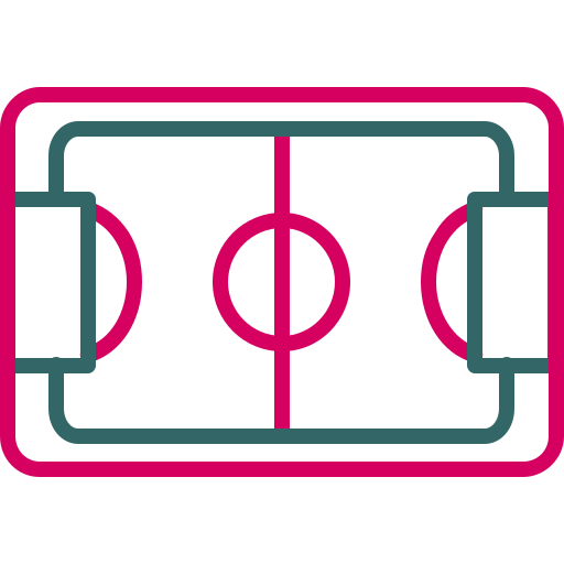 campo da calcio Generic color outline icona