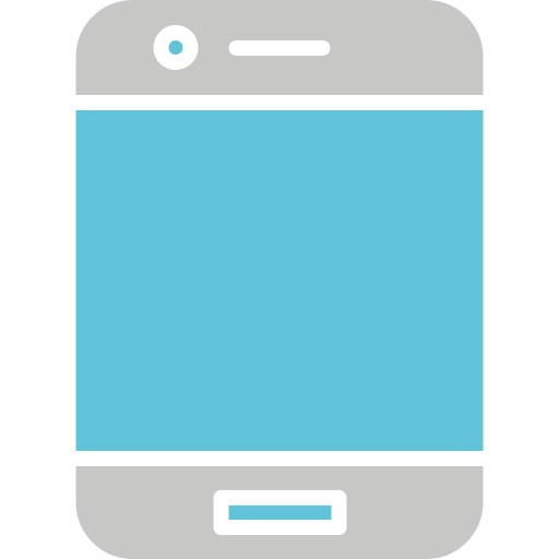 Мобильный телефон Generic color fill иконка