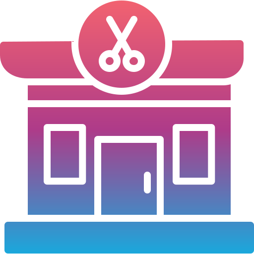 Barbershop Generic gradient fill icon