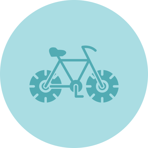 bicicleta Generic color fill icono