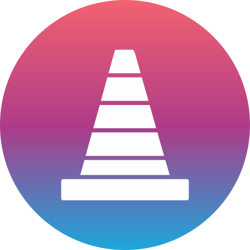 Traffic cone Generic gradient fill icon