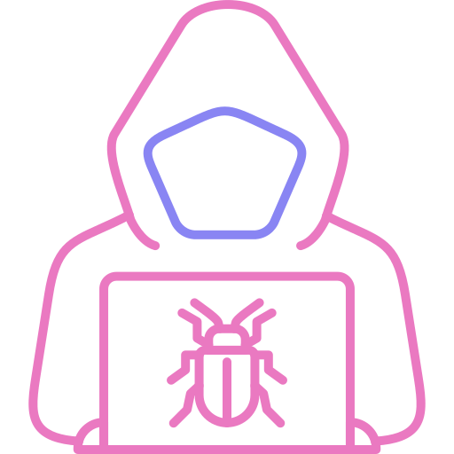 hacker Generic color outline icono