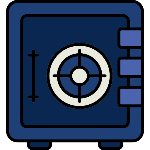 caja de seguridad Generic color lineal-color icono