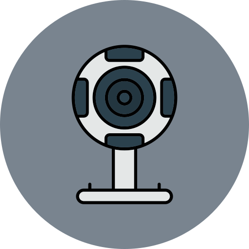 webcam Generic color lineal-color icon