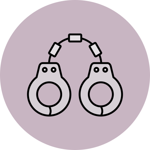 Handcuffs Generic color lineal-color icon