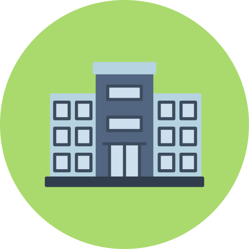 Accommodation Generic color fill icon