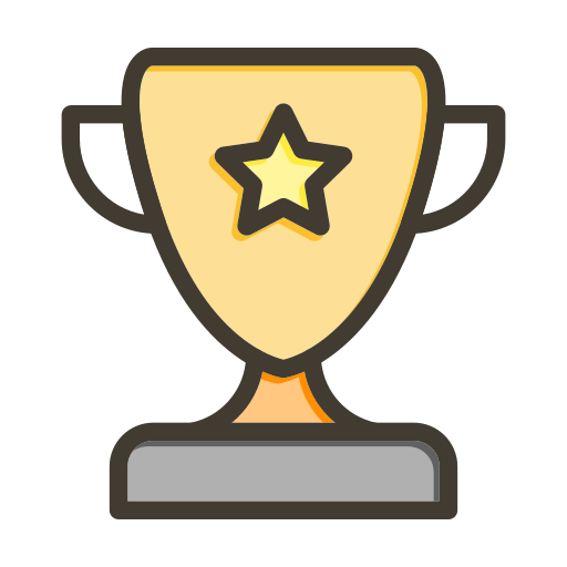 Trophy Generic color lineal-color icon