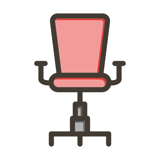 책상 의자 Generic color lineal-color icon