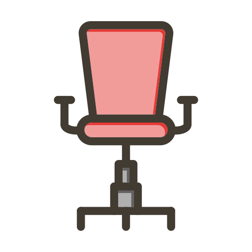 Desk chair Generic color lineal-color icon