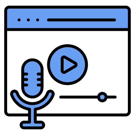 Podcasting Generic color lineal-color icon