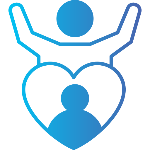 dbanie o zdrowie : samoopieka Generic gradient fill ikona