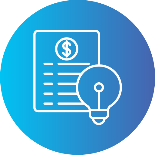 finanziario Generic gradient fill icona