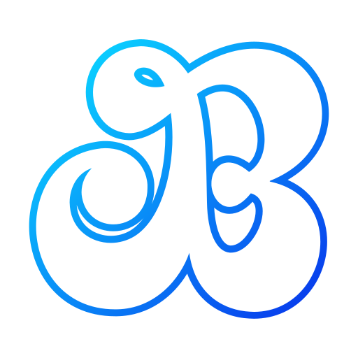 Буква б Generic gradient outline иконка