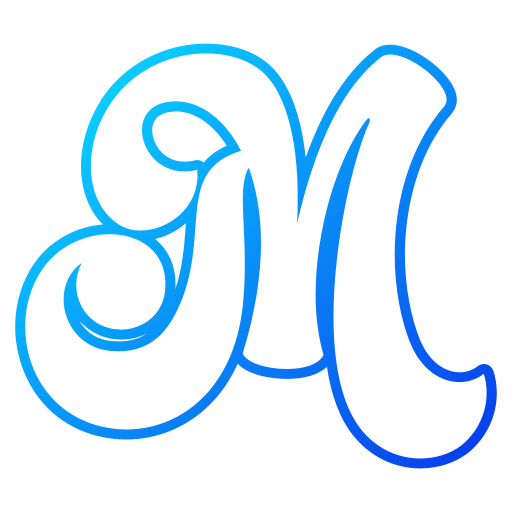 letra m Generic gradient outline icono