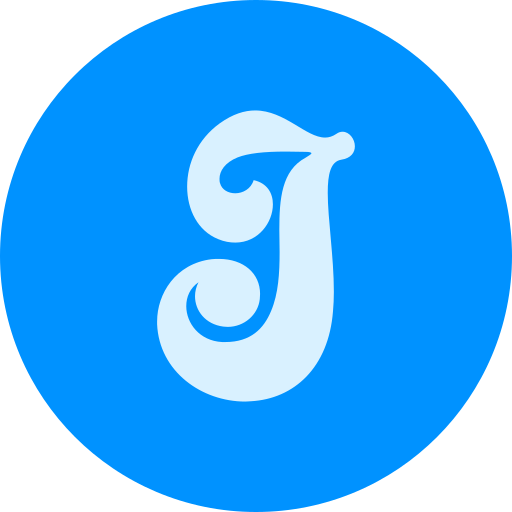 litera j Generic color fill ikona