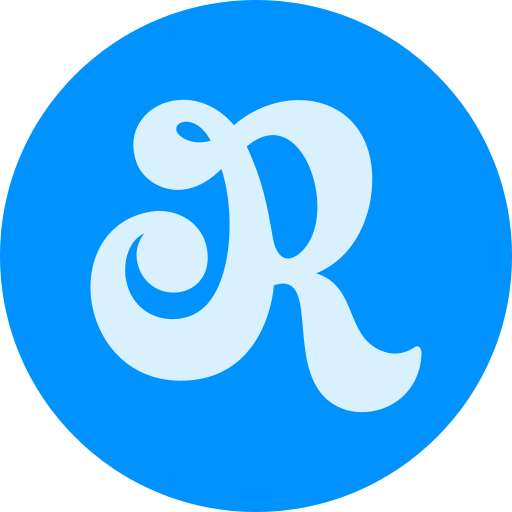 Letter r Generic color fill icon